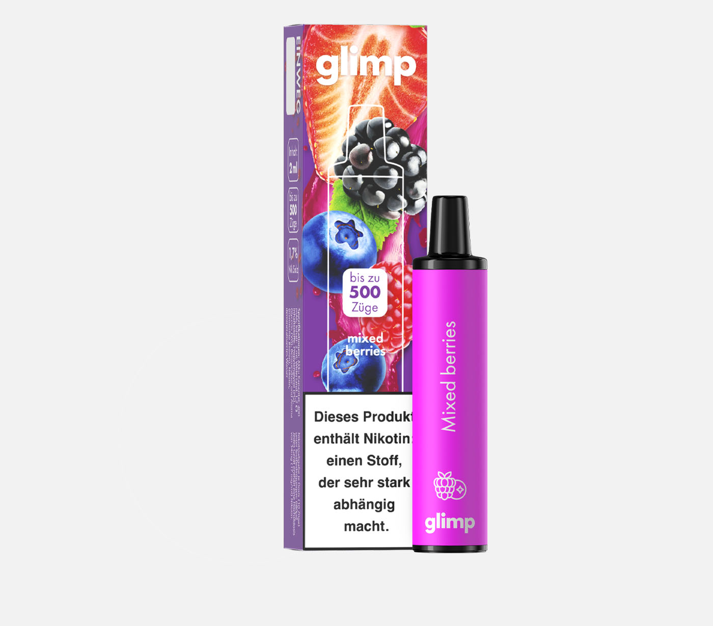 GLIMP Mixed Berries Einweg E-Zigarette