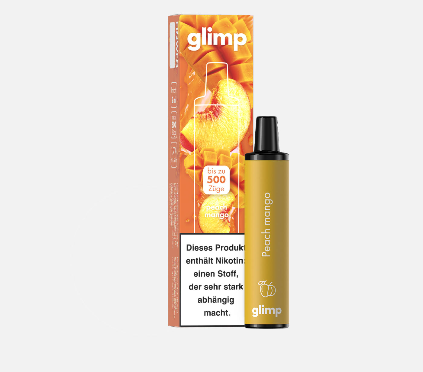 GLIMP Peach Mango Einweg E-Zigarette