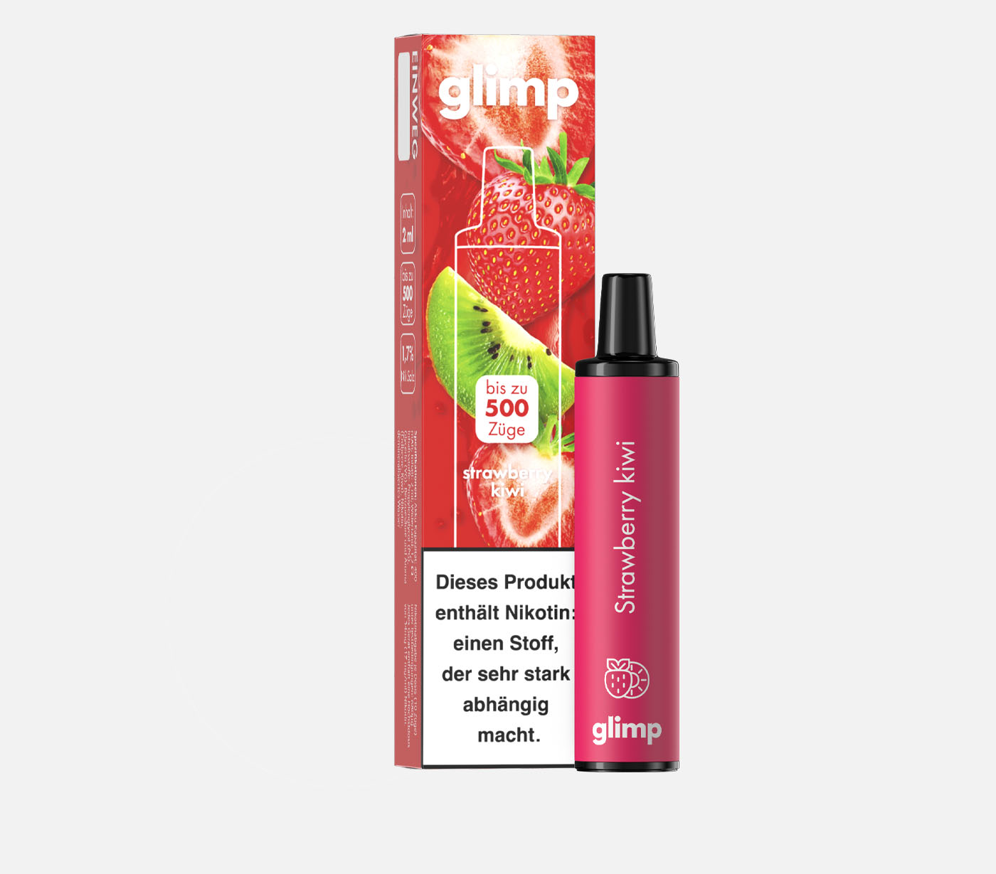 GLIMP Strawberry Kiwi Einweg E-Zigarette