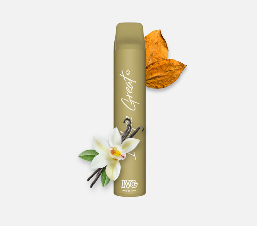IVG BAR Plus Vanilla Custard Tobacco Einweg E-Zigarette kaufen