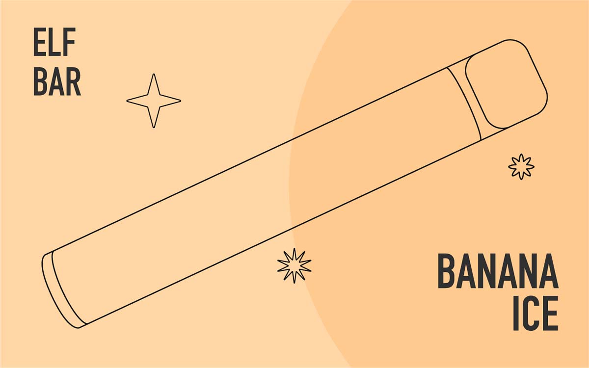 Markenbeschreibung: Banana Ice - Elf Bar