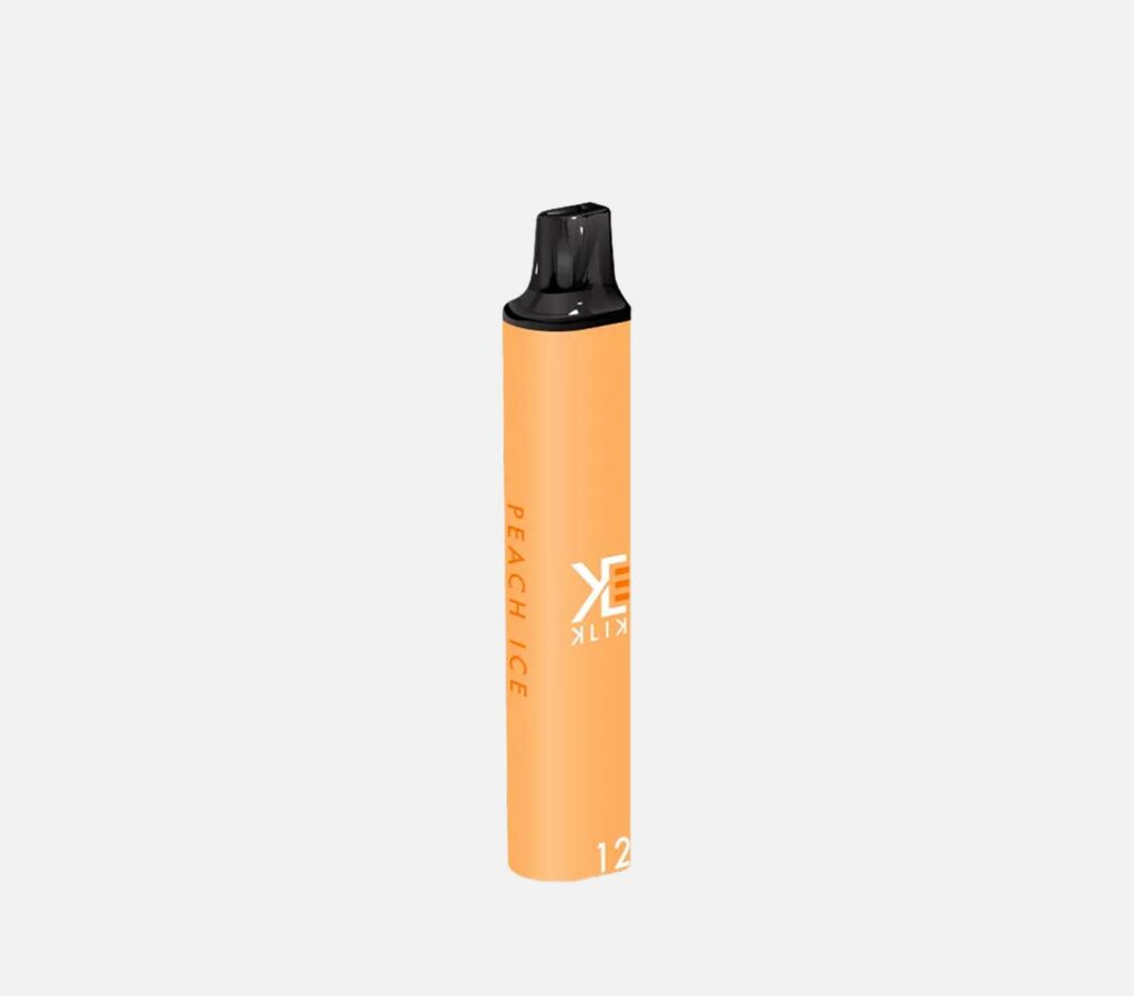 Klik Klak Peach Ice E-Shisha 20 mg/ml Nikotin, 600 Züge, Einweg E-Zigarette kaufen