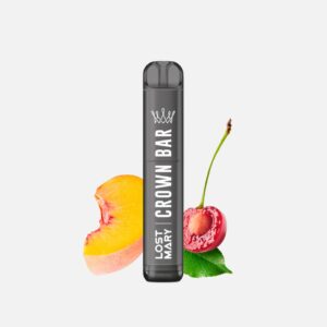Crown Bar E-Zigarette 20 mg/ml Nikotin 600 Züge by AL Fakher x Lost Mary - Cherry Peach Lemonade
