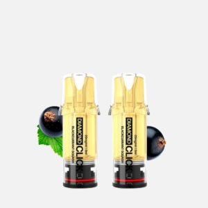 Vapes Bars Diamond Click Pods 20 mg/ml Nikotin 600 Züge - Blackcurrant Squash