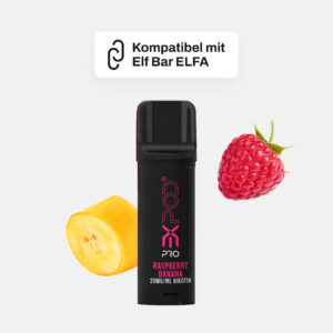 EXPOD PRO Prefilled Pod Cartridge (1 Stk.) Raspberry Banana 2% / 20 mg