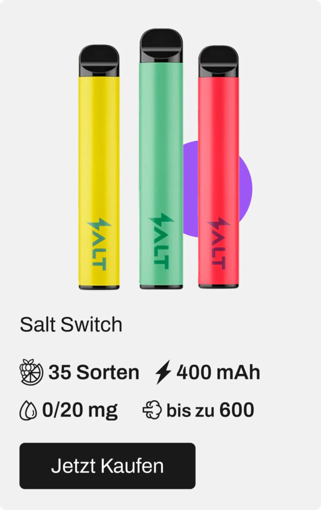 Salt Switch Einweg e-Zigarette