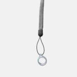 Vape-Lanyard mit Sicherheits-Silikonring-Tragegurte aus Textil-grey kaufen