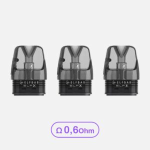 Elfbar ELFX Refillable Pods (3 Stk.) - 0,6 Ohm