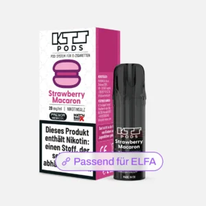 KTS eLiquid Prefilled Pods - Strawberry Macaron KTS eLiquid Prefilled Pods - Strawberry Macaron