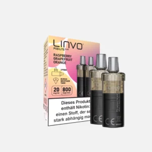 Linvo Pod Lite Plus Pods - Raspberry Grapefruit Orange