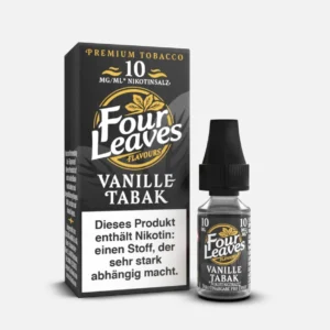 Four Leaves Nikotinsalz Liquids Vanille Tabak 1% / 10 mg