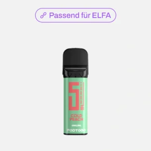 5EL POD2GO Nikotinfrei Pods - Peach