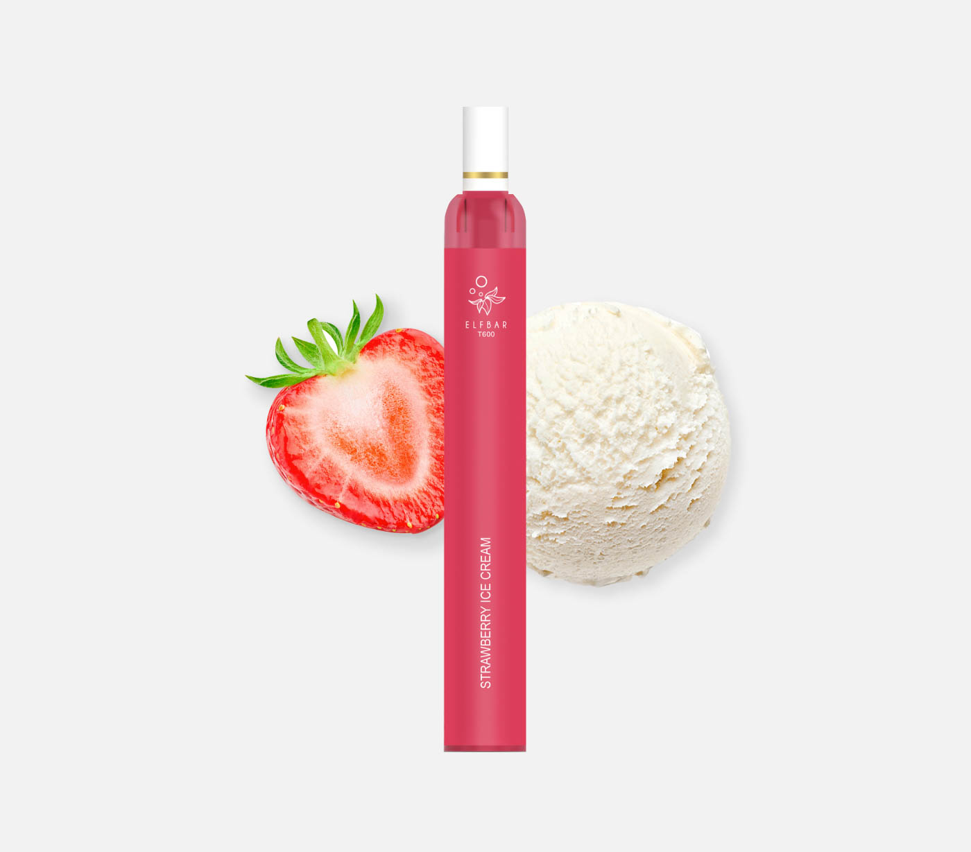 ELF BAR T600 Strawberry Ice Cream Einweg E-Shisha 20mg Nikotin kaufen