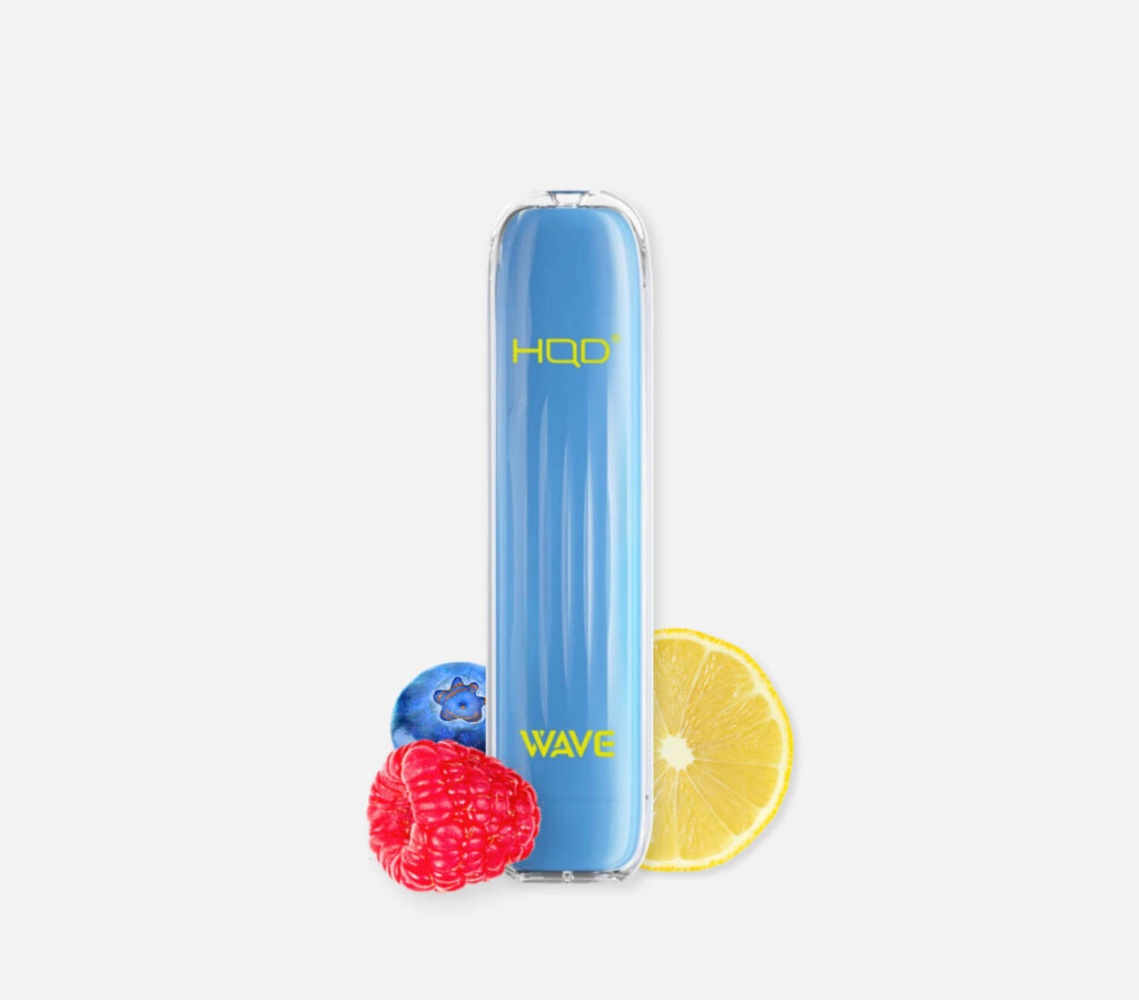 HQD Wave (Surv) Blue Razz Lemon Einweg E-Shisha 18mg Nikotin kaufen