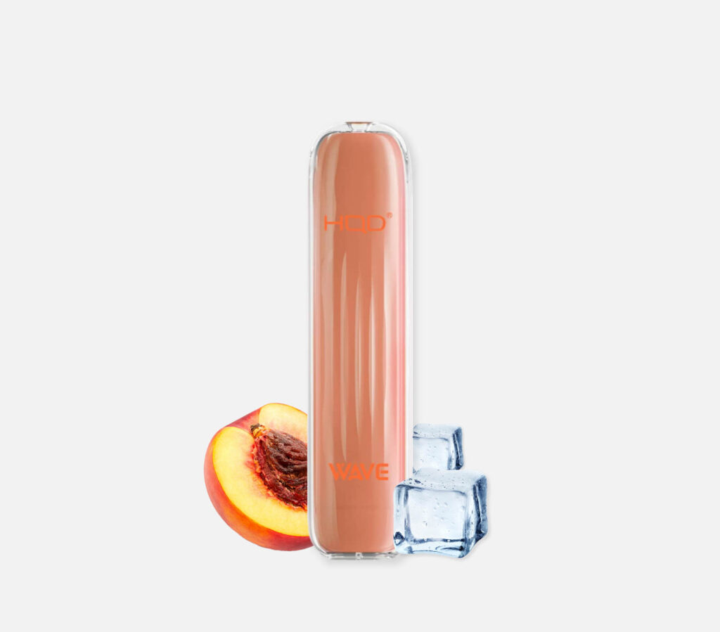 HQD Wave (Surv) Peach Ice Einweg E-Shisha 18mg Nikotin kaufen