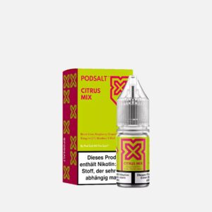 Pod Salt X Pro Nikotinsalz Liquid 1% / 10 mg Citrus Mix