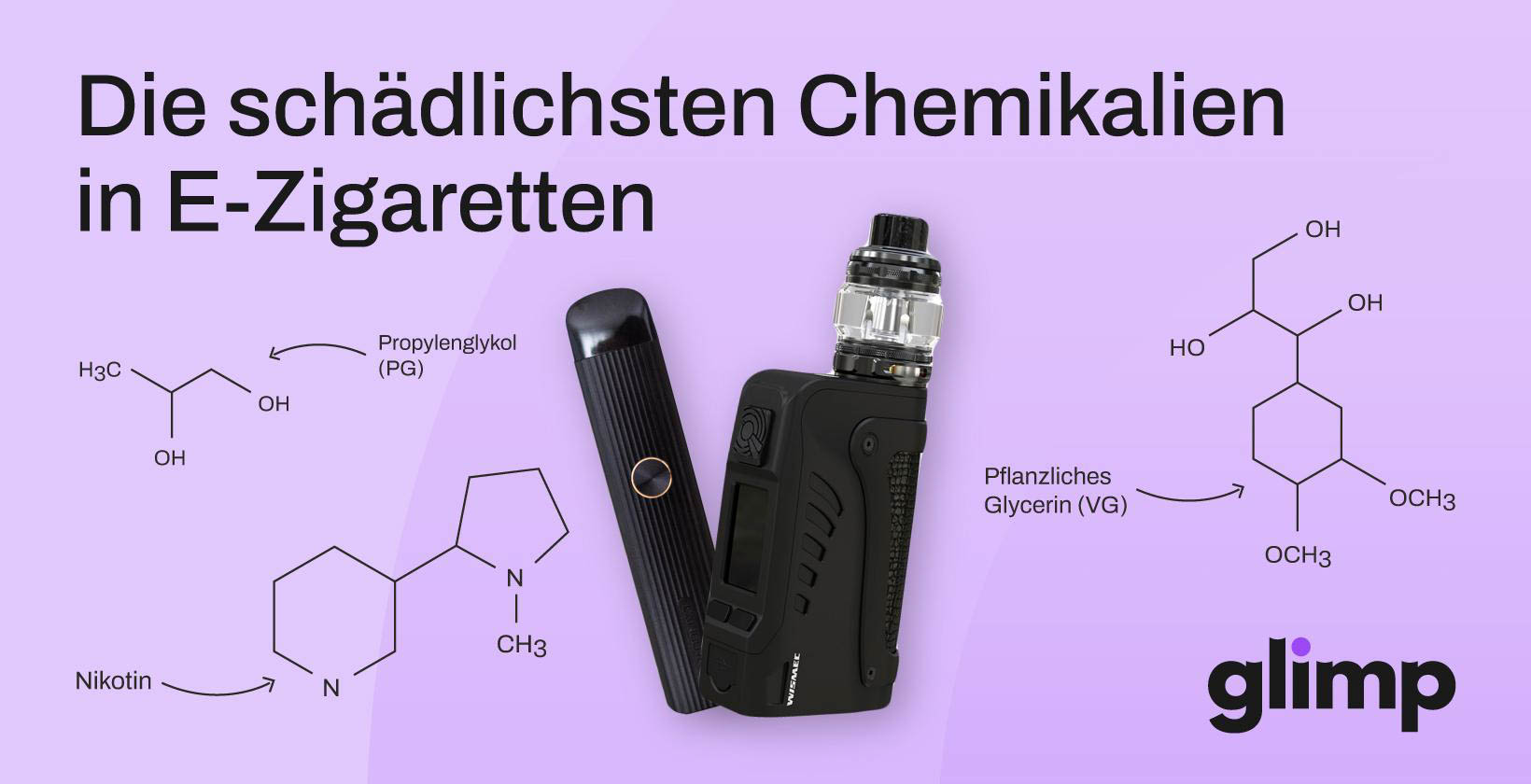 10 schädliche Chemikalien in E-Zigaretten