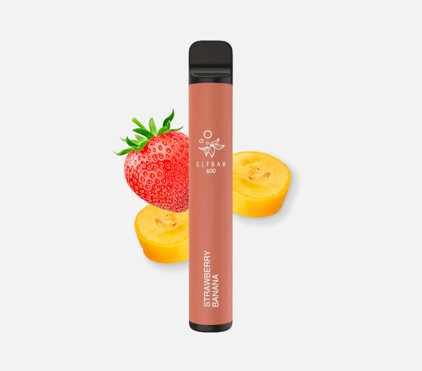 Elf Bar 600 Strawberry Banana E-Shisha 0 mg/ml Nikotin 600 Züge kaufen