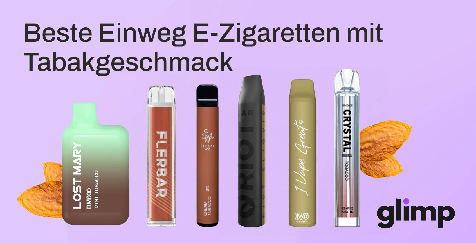 21 Beste Einweg E-Zigaretten mit Tabakgeschmack von 2023