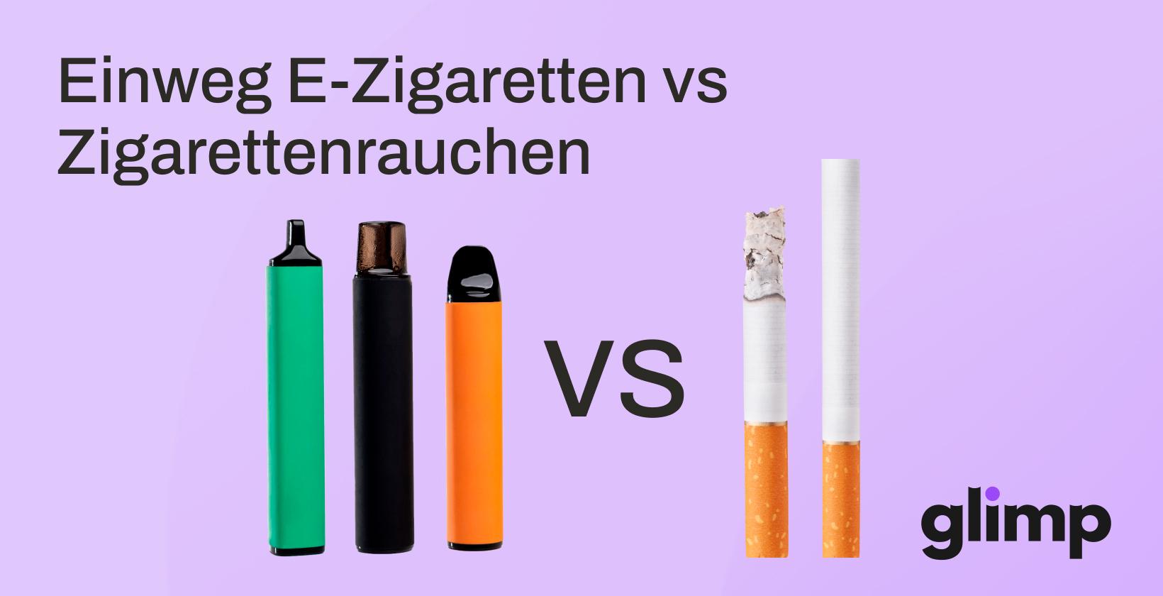 Einweg E-Zigaretten vs. Zigarettenrauchen: Was ist besser?