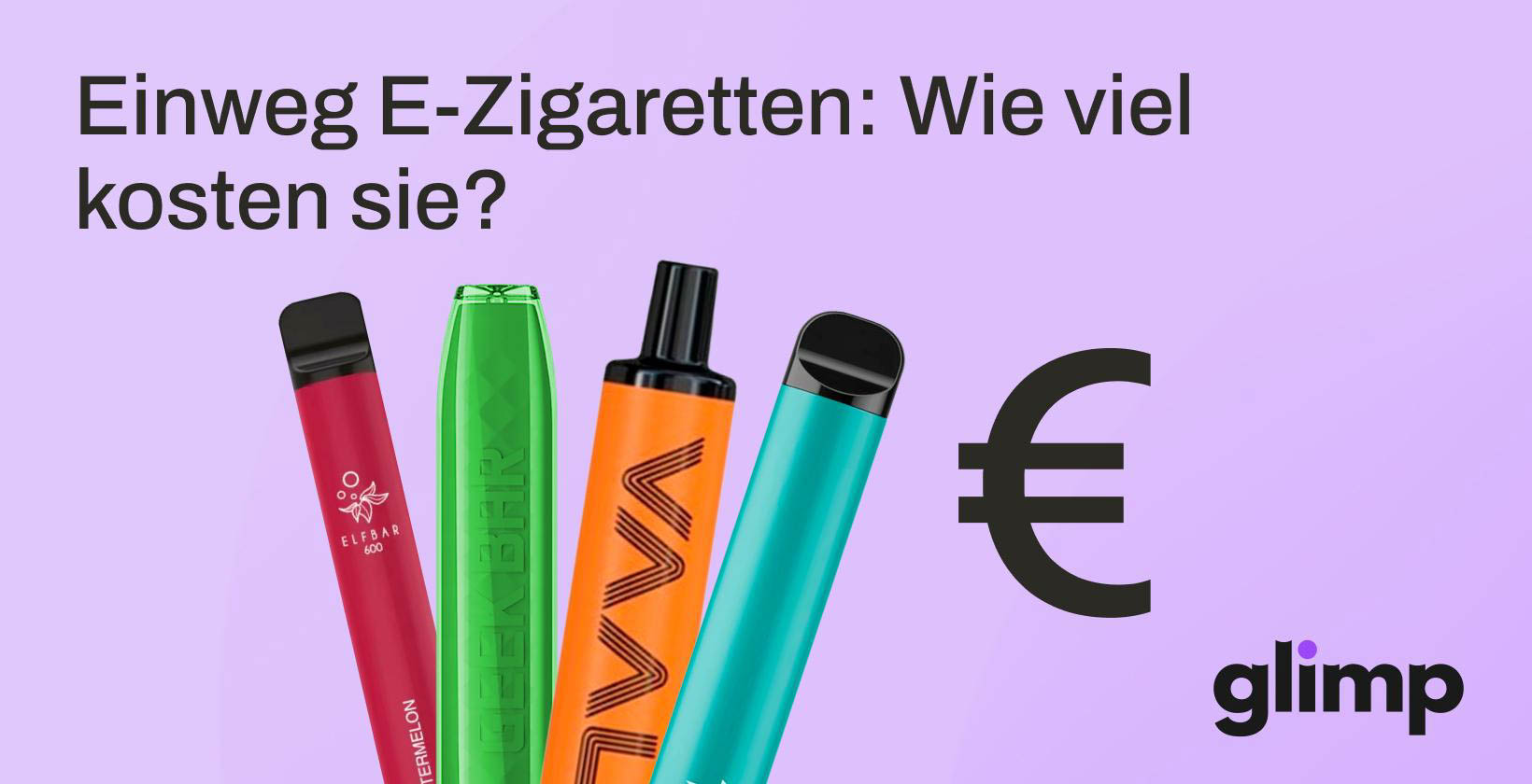 Einweg E-Zigaretten: Wie viel kosten sie?