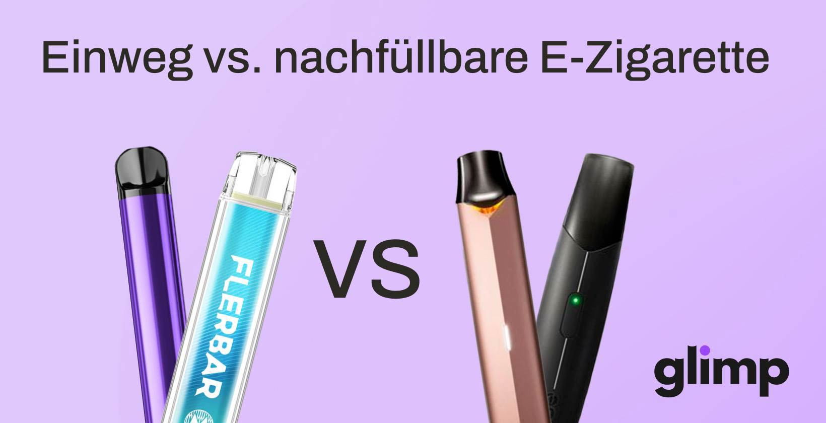 Einweg vs. nachfüllbare E-Zigarette: Was ist das Richtige für Sie?